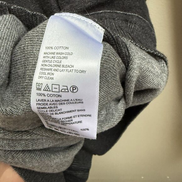 NWT $118 Tommy Bahama Gray Crewneck Raglan Pullover Sweater Long Sleeve Size XL - Picture 5 of 6